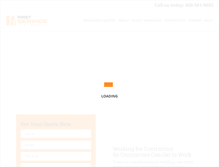 Tablet Screenshot of firstserviceweb.com
